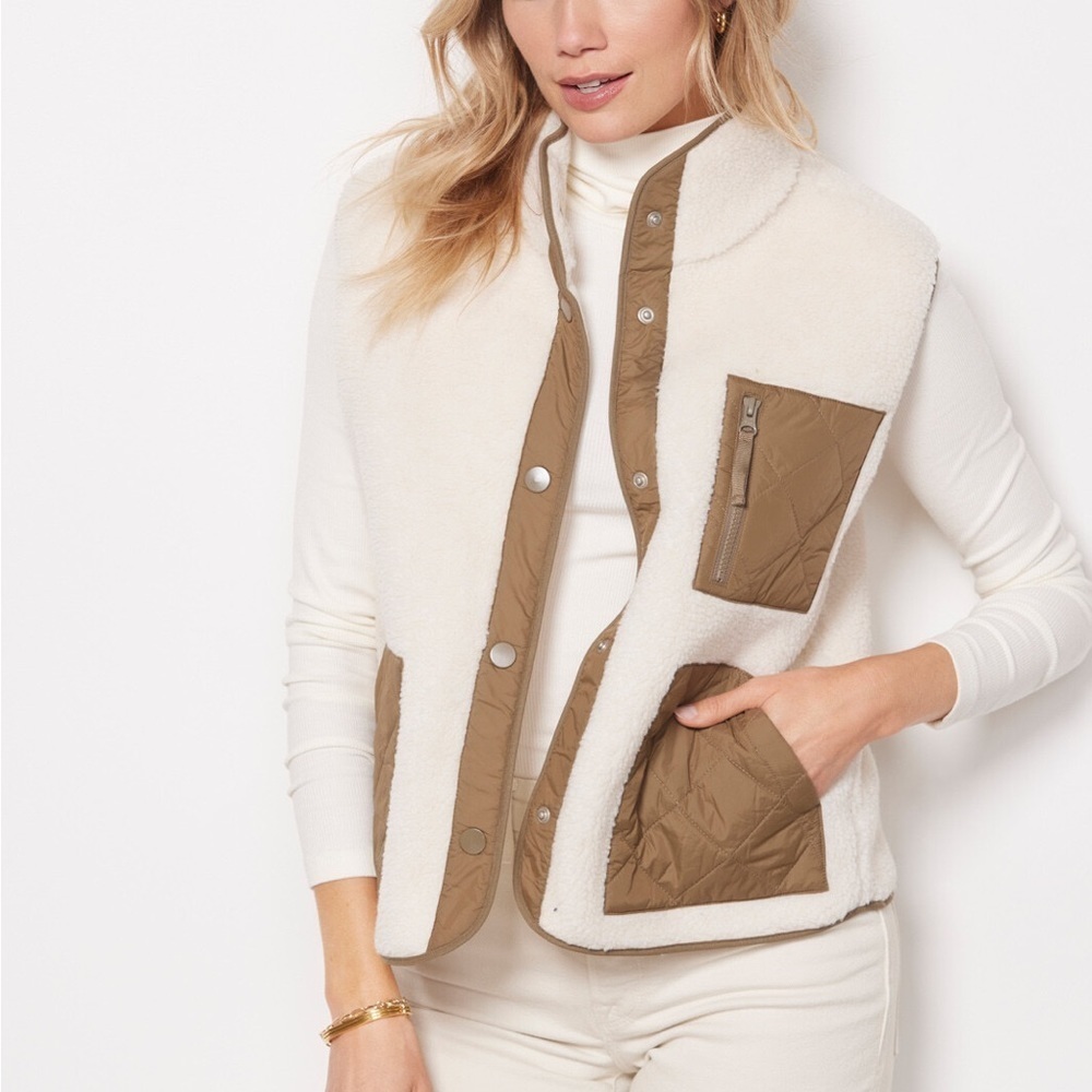 Rails Sherpa Fleece Pryanka Vest Sz XS - Picture 5 of 14